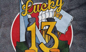 Lucky 13 badge