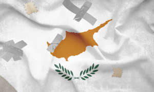 patched up Cyprus flag