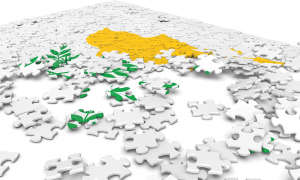 Cyprus flag puzzle