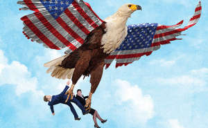 American eagle carrying away lawyers
