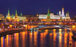 Moscow, Russia, Kremlin, Bolshoy Kamenny Bridge