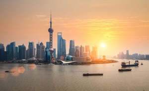 Shanghai, China cityscape
