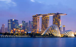 Singapore cityscape, Marina Bay