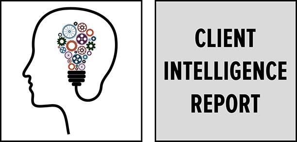 Client Intelligence Report: Data view