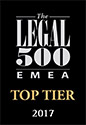 The Legal 500 EMEA top tier 2017