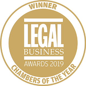 Winner of Legal Business Awards 2019: Chambers of the Year