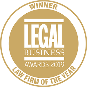 Winner of Legal Business Awards 2019: Law Firm of the Year