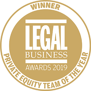 Winner of Legal Business Awards 2019: Private Equity Team of the Year