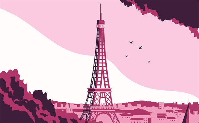Paris in pink