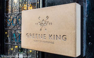 Greene King pub sign