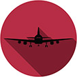 red plane icon