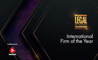 Legal Business Awards 2020 – International Firm of the Year
