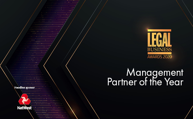 Legal Business Awards 2020 – Management Partner of the Year