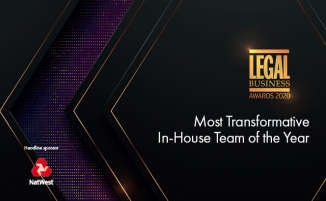 Legal Business Awards 2020 – Most Transformative In-House Team of the Year