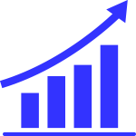 growth bar chart icon