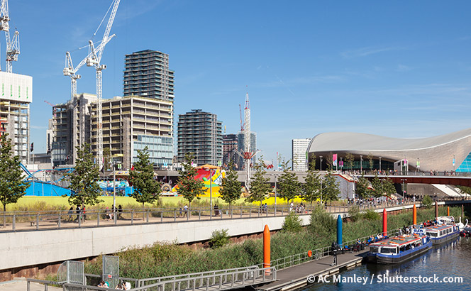 Site of the International Quarter in Stratford