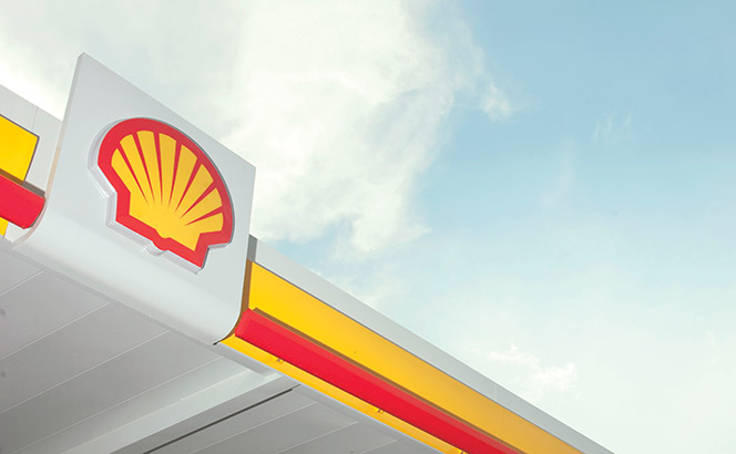 Shell forecourt