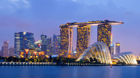 Singapore cityscape, Marina Bay