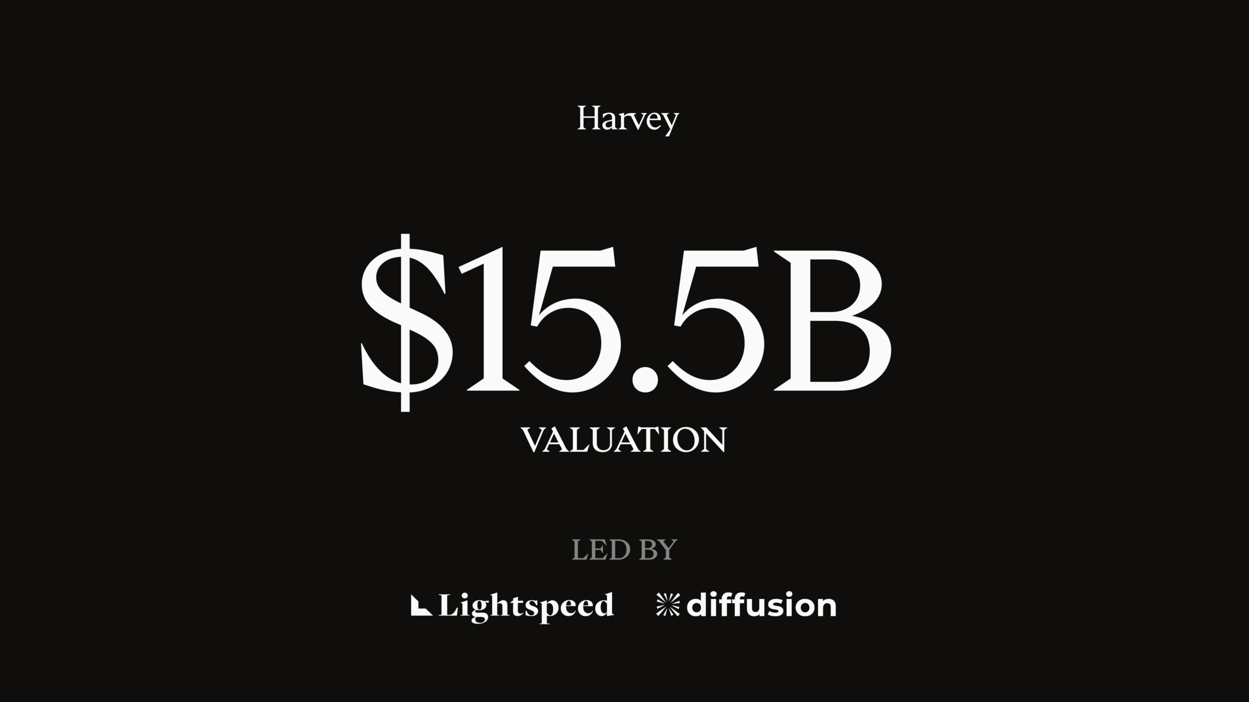 Harvey hits $15.5bn valuation in largest fundraising round yet